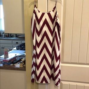Garnet chevron dress